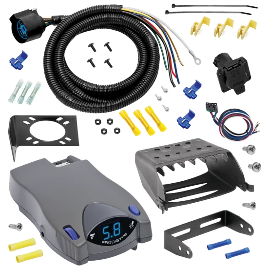 For 1999-2009 GMC C7500 Topkick 7-Way RV Wiring + Tekonsha Prodigy P2 Brake Control By Tow Ready