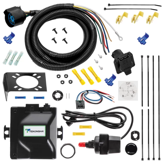 For 1999-2009 GMC C7500 Topkick Tekonsha Prodigy iD Bluetooth Wireless Brake Control + 7-Way RV Wiring By Tow Ready