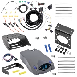 For 2014-2024 RAM ProMaster 2500 7 Way Trailer Wiring RV 7 Pin 7 Blade + Tekonsha Prodigy P2 Brake Controller By Tekonsha