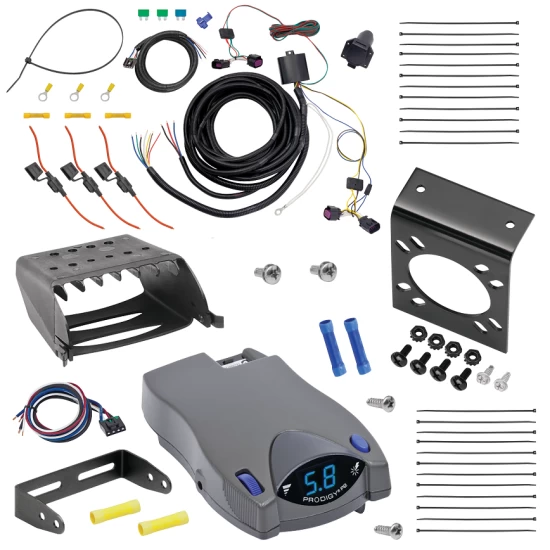 For 2014-2024 RAM ProMaster 2500 7-Way RV Wiring + Tekonsha Prodigy P2 Brake Control By Tekonsha