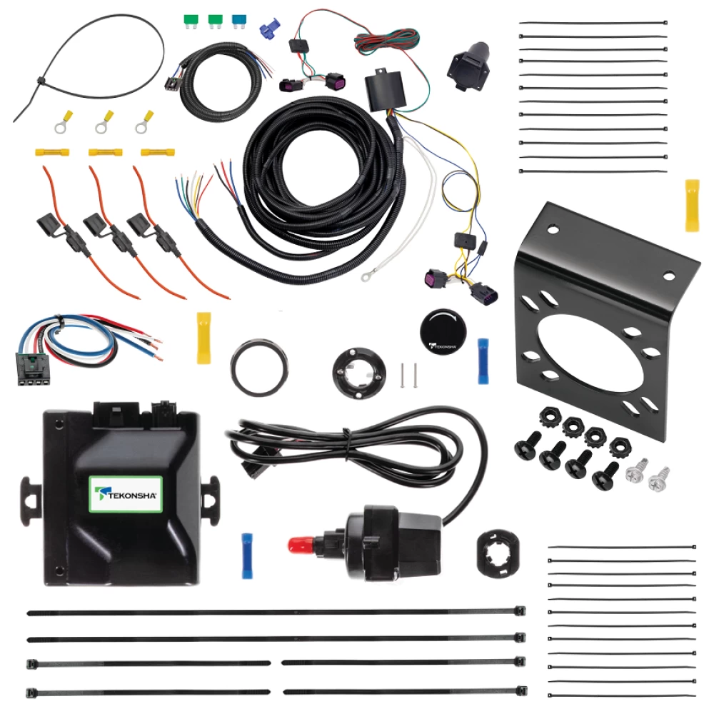 For 2014-2024 RAM ProMaster 3500 Tekonsha Prodigy iD Bluetooth Wireless Brake Control + 7-Way RV Wiring By Tekonsha