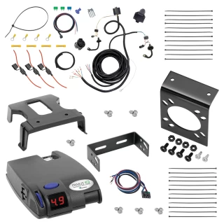 For 2015-2023 Ford Transit-150 7-Way RV Wiring + Tekonsha Primus IQ Brake Control By Tekonsha