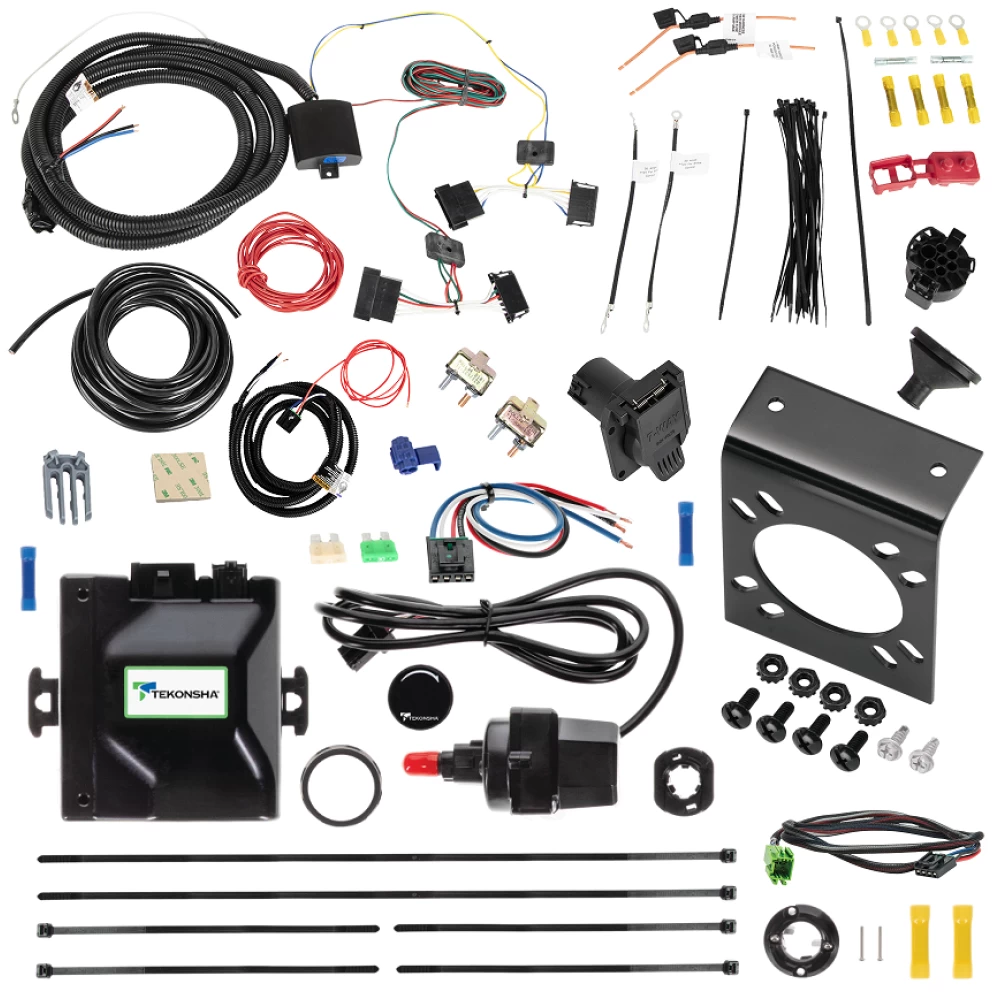 For 2014-2018 Freightliner Sprinter 2500 Tekonsha Prodigy iD Bluetooth Wireless Brake Control + Plug & Play BC Adapter + 7-Way RV Wiring By Tekonsha