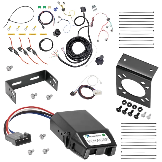 For 2016-2023 Toyota Tacoma 7-Way RV Wiring + Tekonsha Voyager Brake Control + Plug & Play BC Adapter By Tekonsha