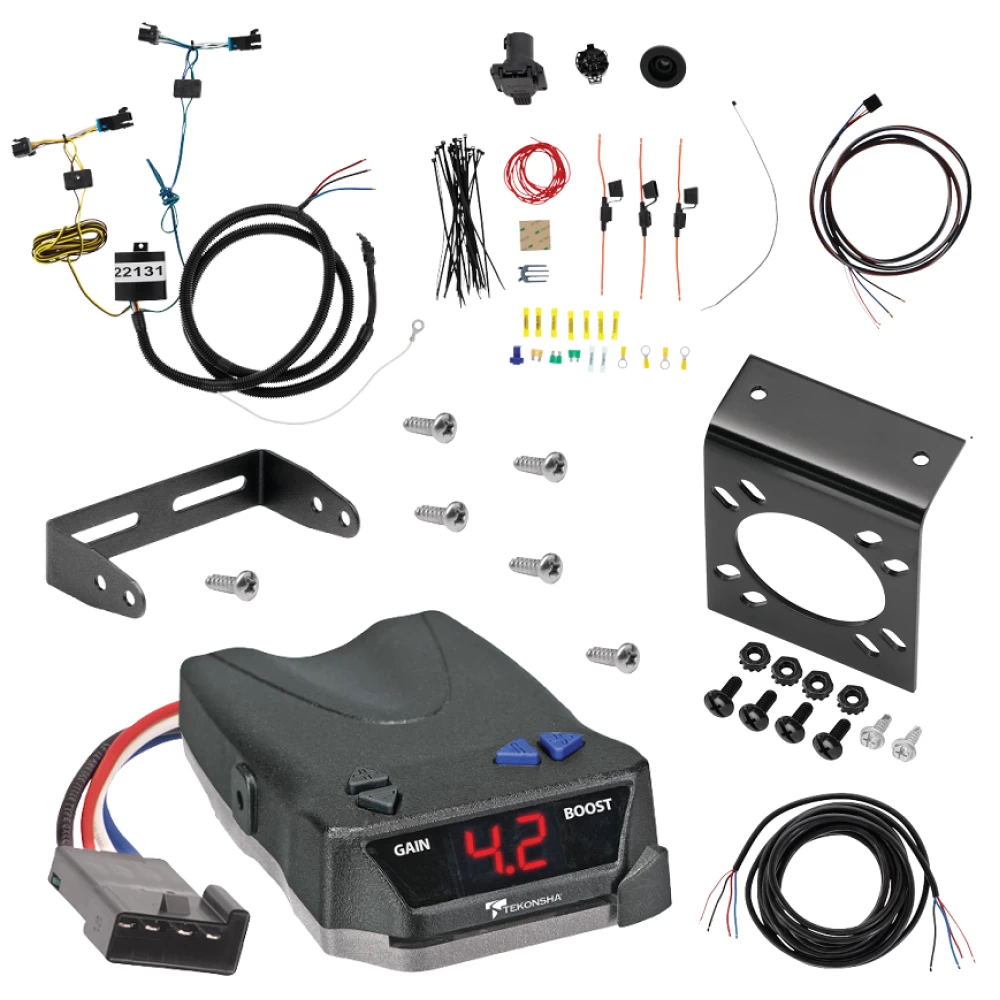 For 2003-2023 GMC Savana 2500 7-Way RV Wiring + Tekonsha BRAKE-EVN Brake Control By Tekonsha
