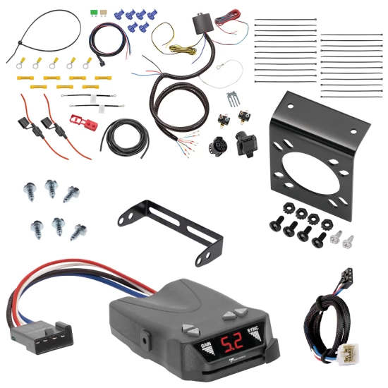 For 2003-2009 Lexus GX470 7-Way RV Wiring + Tekonsha Brakeman IV Brake Control + Plug & Play BC Adapter By Tekonsha