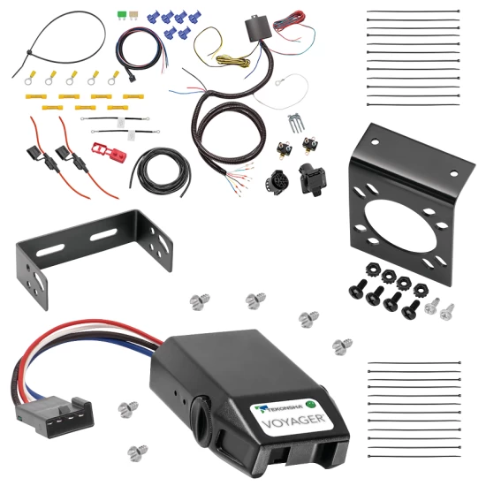 For 2009-2012 Infiniti FX35 7-Way RV Wiring + Tekonsha Voyager Brake Control By Tekonsha