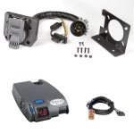 For 1999-2002 GMC Sierra 2500 7-Way RV Wiring + Tekonsha Primus IQ Brake Control + Plug & Play BC Adapter By Reese Towpower