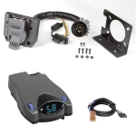 For 2001-2002 GMC Sierra 3500 7-Way RV Wiring + Tekonsha Prodigy P2 Brake Control + Plug & Play BC Adapter By Reese Towpower