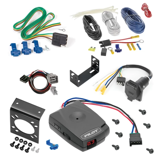 For 2013-2014 RAM 2500 7-Way RV Wiring + Pro Series Pilot Brake Control + Plug & Play BC Adapter By Reese Towpower