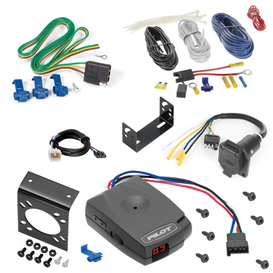 For 2007-2014 Toyota Tundra 7-Way RV Wiring + Pro Series Pilot Brake Control + Plug & Play BC Adapter By Reese Towpower