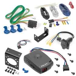 For 91-94 Ford Explorer Mazda Navajo 7 Way Trailer Wiring RV 7 Pin 7 Blade + Pro Series Pilot Brake Controller + Wiring Adapter By Reese Towpower