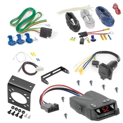 For 2015-2017 Toyota Tundra 7 Way Trailer Wiring RV 7 Pin 7 Blade + Tekonsha Brakeman IV Brake Controller + Plug & Play Adapter By Reese Towpower