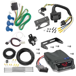 For 2015-2017 Toyota Tundra 7 Way Trailer Wiring RV 7 Pin 7 Blade + Tekonsha BRAKE-EVN Brake Controller + Plug & Play Adapter By Reese Towpower
