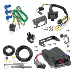 For 91-94 Ford Explorer Mazda Navajo 7 Way Trailer Wiring RV 7 Pin 7 Blade + Tekonsha BRAKE-EVN Brake Controller + Wiring Adapter By Reese Towpower