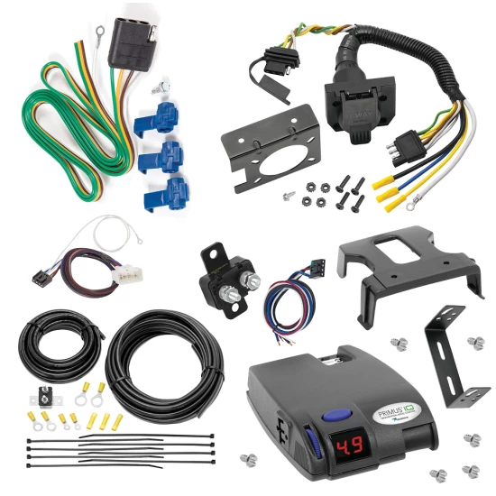For 2015-2017 Toyota Tundra 7-Way RV Wiring + Tekonsha Primus IQ Brake Control + Plug & Play BC Adapter By Reese Towpower