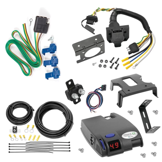 For 2023-2024 Toyota Tundra 7-Way RV Wiring + Tekonsha Primus IQ Brake Control By Reese Towpower