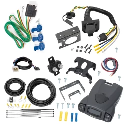 For 2007-2014 Toyota Tundra 7 Way Trailer Wiring RV 7 Pin 7 Blade + Tekonsha Prodigy P3 Brake Controller + Plug & Play Adapter By Reese Towpower