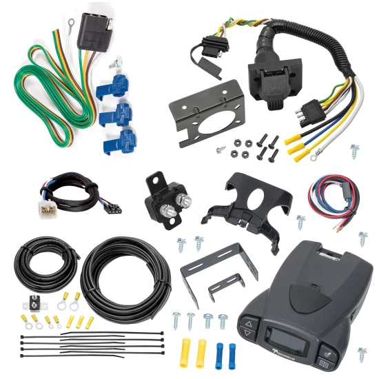 For 2010-2020 Lexus GX460 7-Way RV Wiring + Tekonsha Prodigy P3 Brake Control + Plug & Play BC Adapter By Reese Towpower
