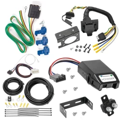 For 2015-2017 Toyota Tundra 7 Way Trailer Wiring RV 7 Pin 7 Blade + Tekonsha Voyager Brake Controller + Plug & Play Adapter By Reese Towpower