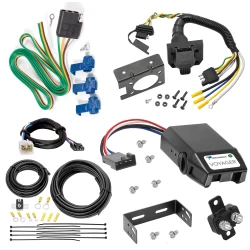 For 2007-2014 Toyota Tundra 7 Way Trailer Wiring RV 7 Pin 7 Blade + Tekonsha Voyager Brake Controller + Plug & Play Adapter By Reese Towpower