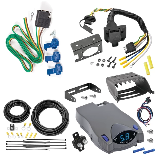 For 1991-1994 Mazda Navajo 7-Way RV Wiring + Tekonsha Prodigy P2 Brake Control By Reese Towpower