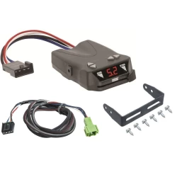 Trailer Brake Control for 19-22 Mercedes Freightliner Sprinter 1500 w/ Plug Play Wiring Adapter Reese Brakeman IV Eletric Trailer Brakes Module Box Controller