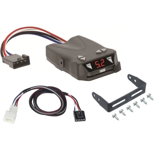 Trailer Brake Control for 19-27 Subaru Ascent w/ Plug Play Wiring Adapter Reese Brakeman IV Eletric Trailer Brakes Module Box Controller