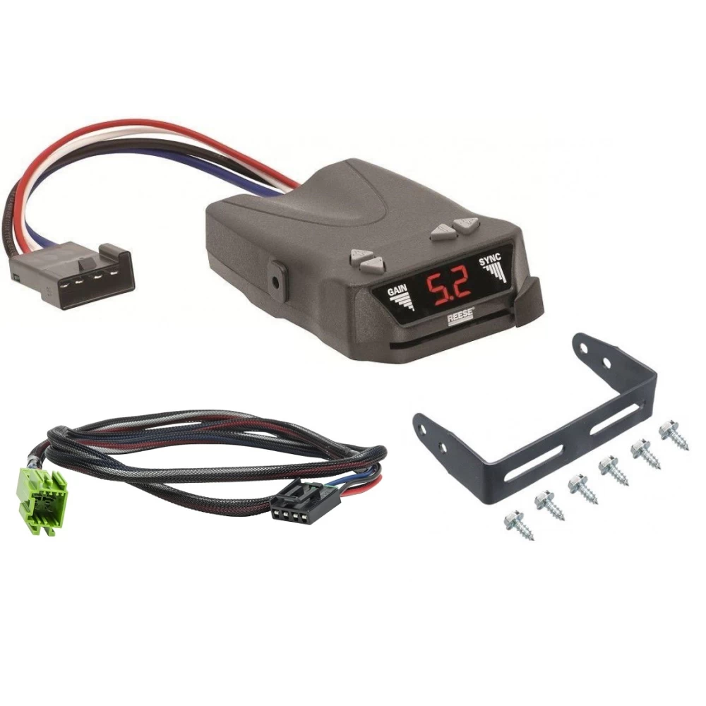 Trailer Brake Control for 07-09 Dodge Sprinter 2500 3500 w/ Plug Play Wiring Adapter Reese Brakeman IV Eletric Trailer Brakes Module Box Controller