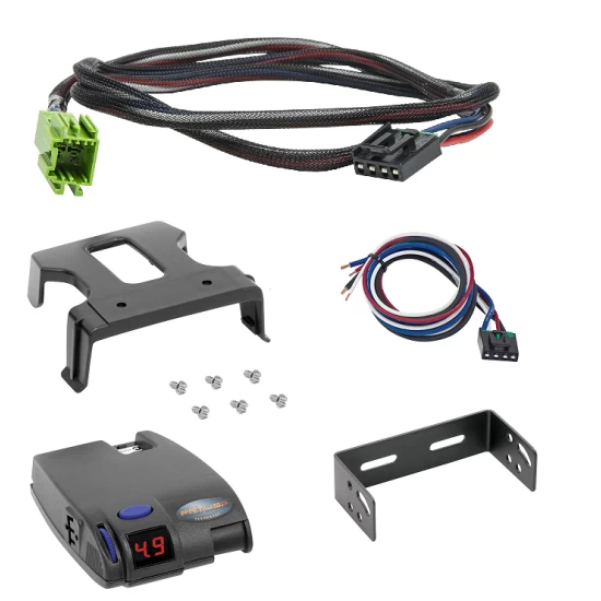 Tekonsha Primus IQ Electric Trailer Brake Control for 13-18 Roadtrek E-Trek RS- TS- CS- Adventurous SS-Agile 18 Chinook Bayside Countryside Eagle Phoenix USA w/ Plug Play Wiring Adapter Proportional Eletric Trailer Brakes Module Box Controller 1-3 Axle