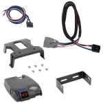 Tekonsha Primus IQ Electric Trailer Brake Control For 20-25 Jeep Gladiator 18-25 Wrangler JL w/ Plug Play Wiring Adapter Proportional Electric Trailer Brakes Module Box Controller 1-3 Axle
