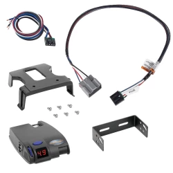 Tekonsha Primus IQ Electric Trailer Brake Control for 18-21 Ford Expedition w/ Plug Play Wiring Adapter Proportional Eletric Trailer Brakes Module Box Controller 1-3 Axle