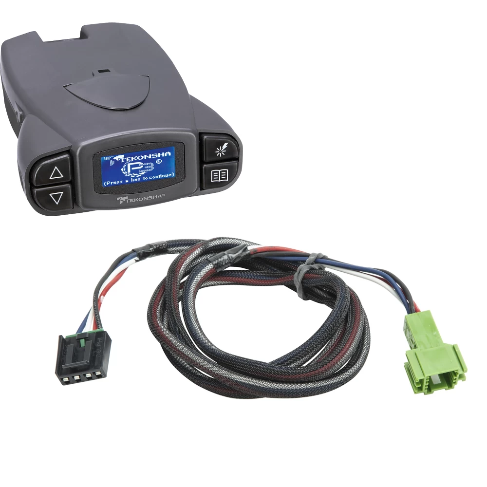 Tekonsha Prodigy P3 Trailer Brake Control for 19-22 Freightliner Mercedes-Benz Sprinter 1500 w/ Plug Play Wiring Adapter Proportional Eletric Trailer Brakes Module Box Controller