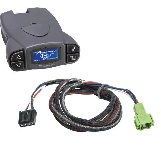 Tekonsha Prodigy P3 Trailer Brake Control for 19-22 Freightliner Mercedes-Benz Sprinter 1500 w/ Plug Play Wiring Adapter Proportional Eletric Trailer Brakes Module Box Controller