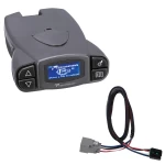 Tekonsha Prodigy P3 Trailer Brake Control for 20-24 Jeep Gladiator 18-24 Wrangler JL New Body Style w/ Plug Play Wiring Adapter Proportional Eletric Trailer Brakes Module Box Controller