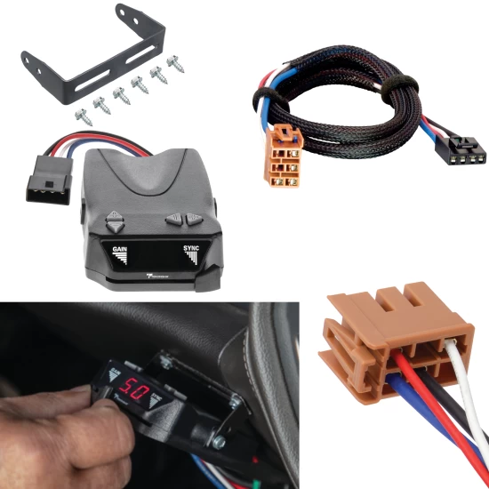 For 2000-2002 Chevrolet Tahoe Tekonsha Brakeman IV Brake Control + Plug & Play BC Adapter By Tekonsha