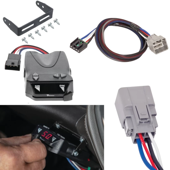 For 2010-2012 Dodge Ram 3500 Tekonsha Brakeman IV Brake Control + Plug & Play BC Adapter By Tekonsha