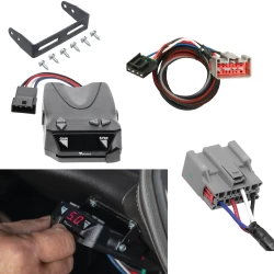 For 2018-2018 Thor Vegas Motorhome Tekonsha Brakeman IV Brake Control + Plug & Play BC Adapter (For w/ factory 4 Flat Models) By Tekonsha