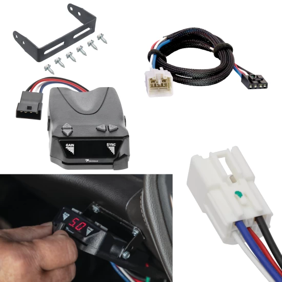 For 2003-2007 Toyota Land Cruiser Tekonsha Brakeman IV Brake Control + Plug & Play BC Adapter By Tekonsha