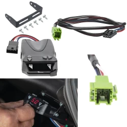 For 2015-2015 EverGreen RV Imperial Motorhome Tekonsha Brakeman IV Brake Control + Plug & Play BC Adapter (For w/ factory Tow Package Models) By Tekonsha