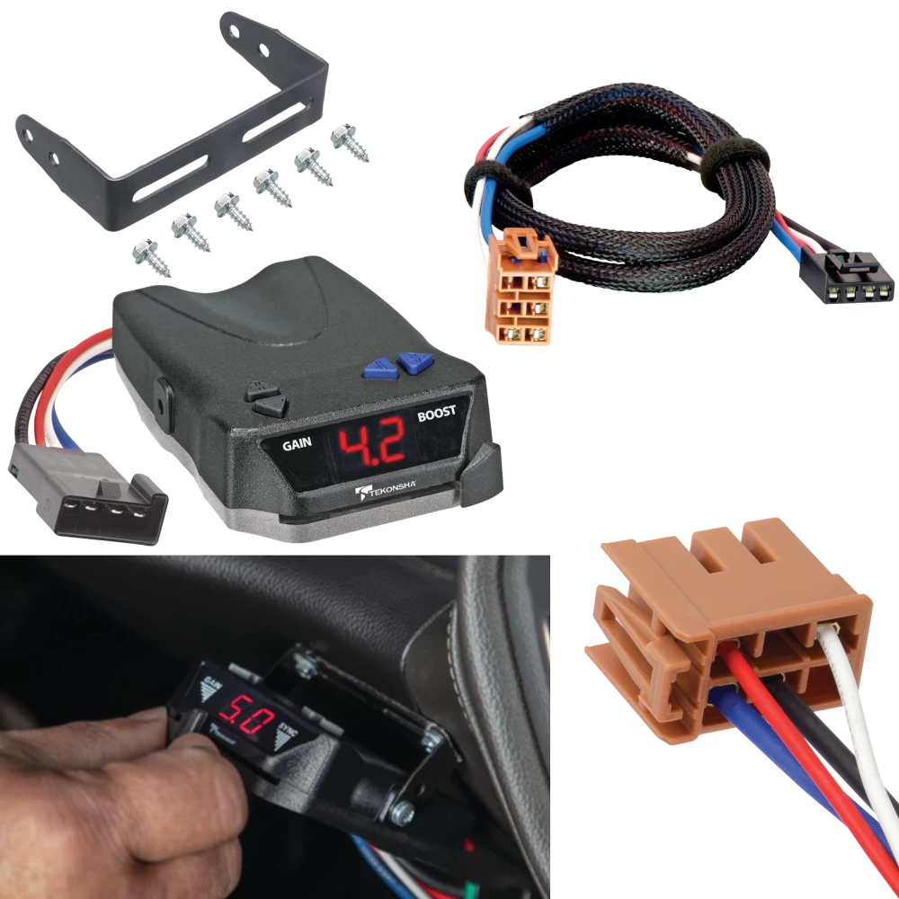 For 2000-2002 Chevrolet Tahoe Tekonsha BRAKE-EVN Brake Control + Plug & Play BC Adapter By Tekonsha