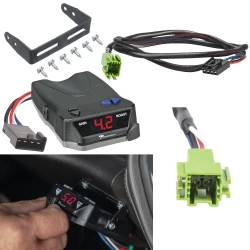 For 2015-2015 EverGreen RV Imperial Motorhome Tekonsha BRAKE-EVN Brake Control + Plug & Play BC Adapter (For w/ factory Tow Package Models) By Tekonsha