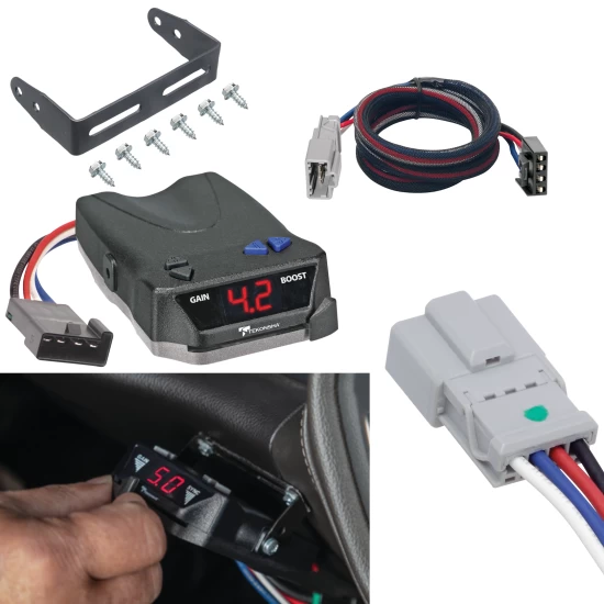 For 2016-2025 Honda Pilot Tekonsha BRAKE-EVN Brake Control + Plug & Play BC Adapter By Tekonsha