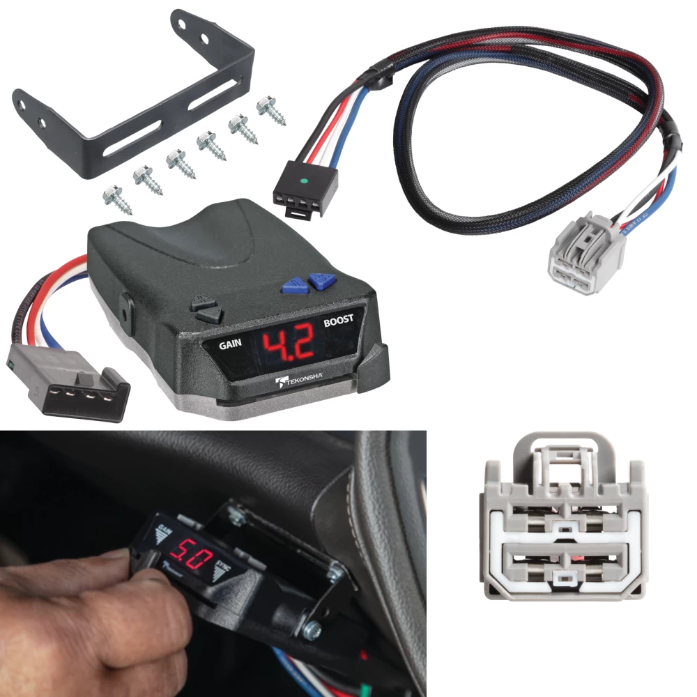 For 2017-2023 Chrysler Pacifica BRAKE-EVN Brake Control kit by: Tekonsha For 2017-2023 Chrysler Pacifica Tekonsha BRAKE-EVN Brake Control + Plug & Play BC Adapter (For Touring L Plus Models) By Tekonsha