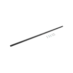 Bulldog 24K Landing Gear Set Dual Single Speed Trailer Jacks Non Spring Return Drop Legs Front Facing Plunger Pins Cross Shaft Tube with Slotted Ends and Hardware Manual Override Crank