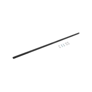 Bulldog 24K 2 Speed Landing Gear Set Two Speed Trailer Jack Planetary Gearbox and Companion Jack Non Spring Return Drop Legs Curbside and Roadside Plunger Pins Cross Shaft Tube with Slotted Ends and Hardware Manual Override Crank