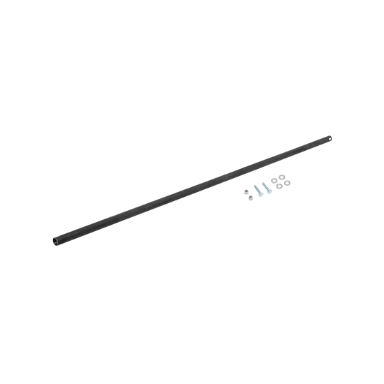 Bulldog 24K 2 Speed Landing Gear Set Two Speed Trailer Jack Traditional Gearbox and Companion Jack Non Spring Return Drop Leg Front Plunger Pin Cross Shaft Tube with Slotted Ends and Hardware Manual Override Crank