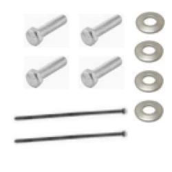Trailer Tow Hitch Hardware Fastener Kit For 19-24 KIA Forte Sedan Exc Models w/o Frame Weldnuts 1-1/4" Receiver Class 1