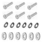 Trailer Tow Hitch Hardware Fastener Kit For 20-22 Volkswagen Passat 1-1/4" Towing Receiver Class 1