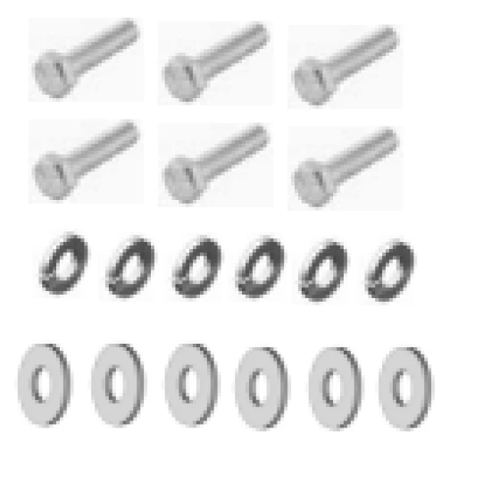 Trailer Tow Hitch Hardware Fastener Kit For 20-22 Volkswagen Passat 1-1/4" Towing Receiver Class 1